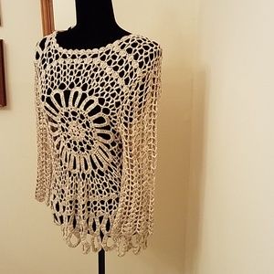 BOSTON PROPER Crochet Top
